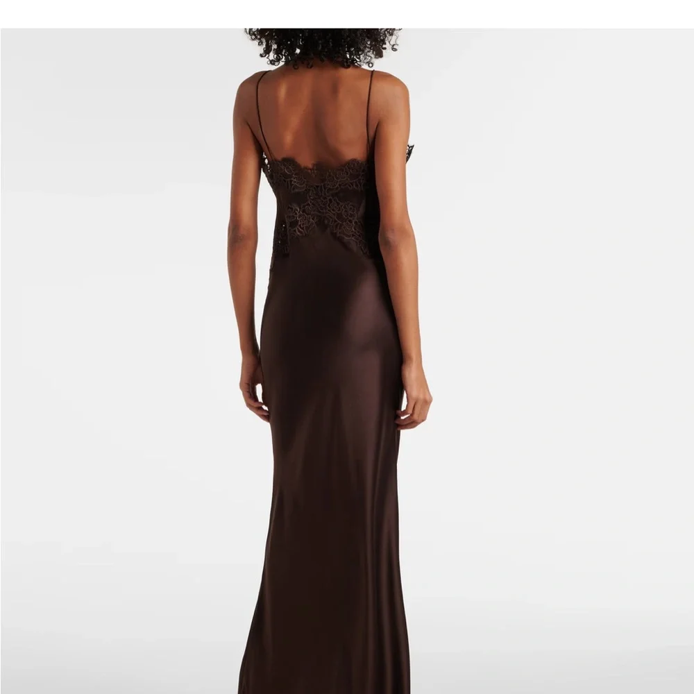 REBECCA VALLANCE Allegra silk maxi dress US 0 - Picture 2 of 10